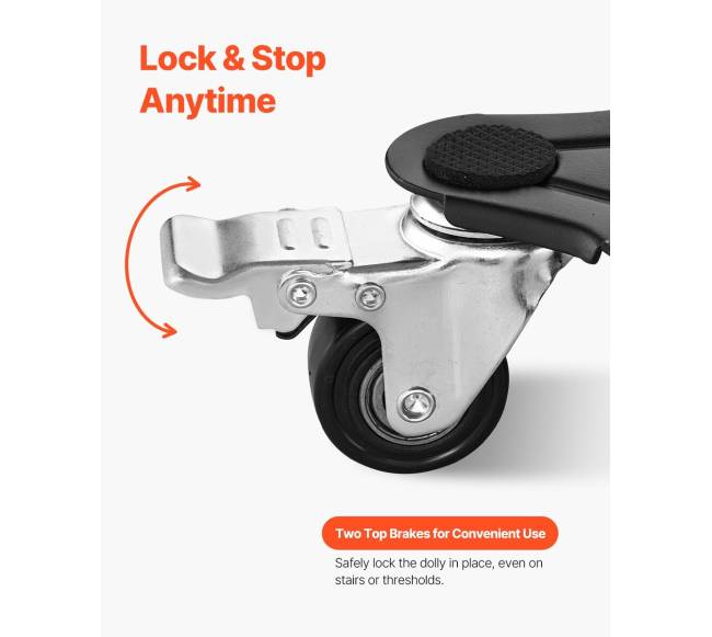 Baldų vežimėlis su 5 ratukais 544 kg talpa4