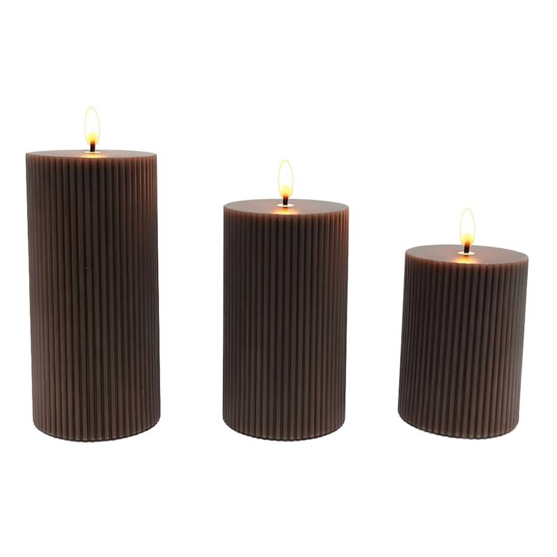 3 LED žvakės0