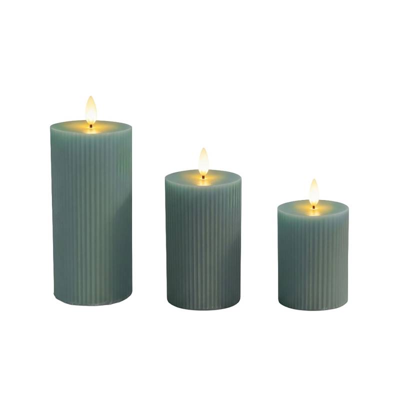 3 LED žvakės0
