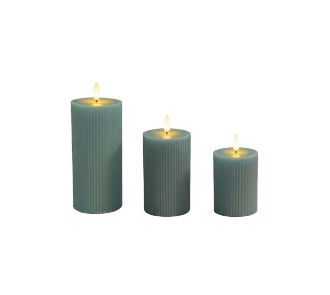 3 LED žvakės8