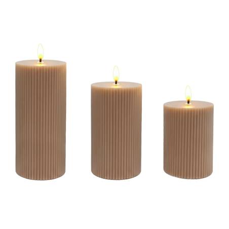 3 LED žvakės0