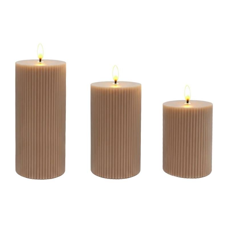 3 LED žvakės0
