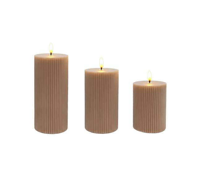 3 LED žvakės6