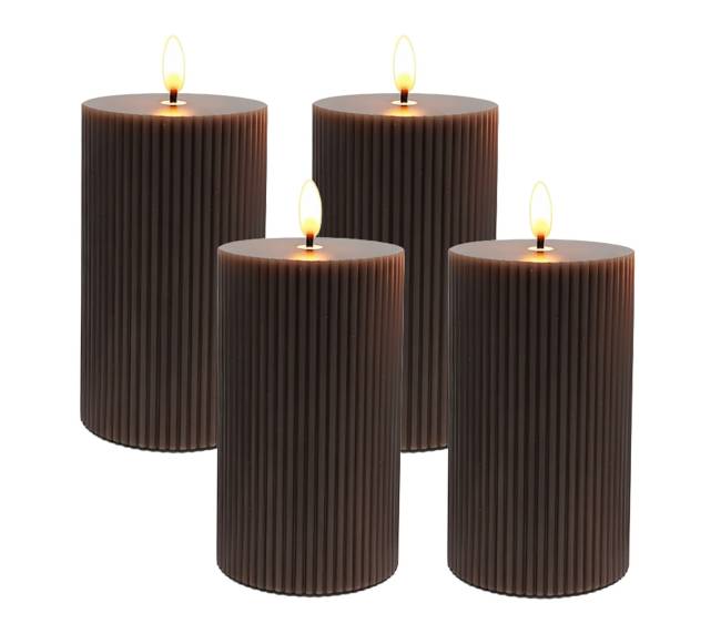 4 LED vaško žvakės0