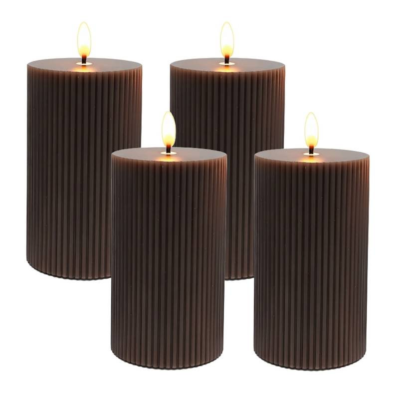 4 LED vaško žvakės0