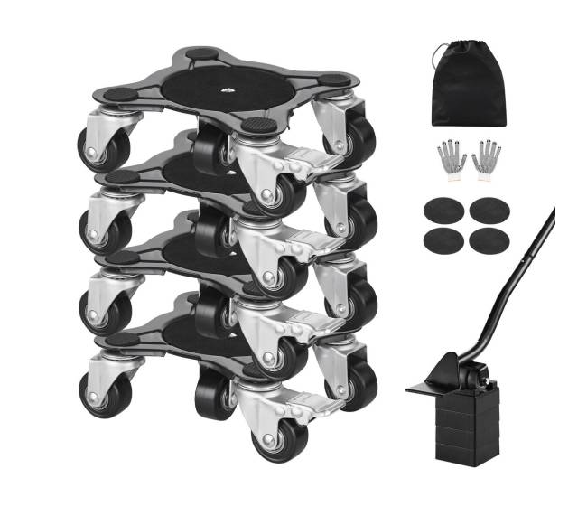 Baldų vežimėlis su 5 ratukais 544 kg talpa8