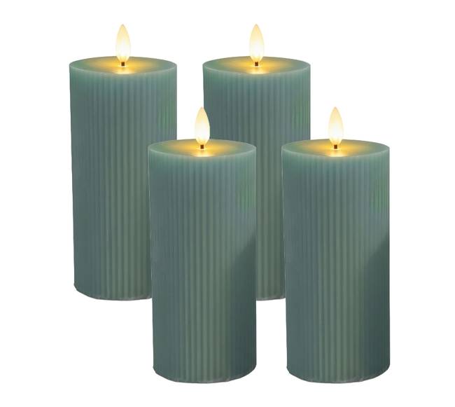 LED žvakės, rinkinys iš 4, 18cm0