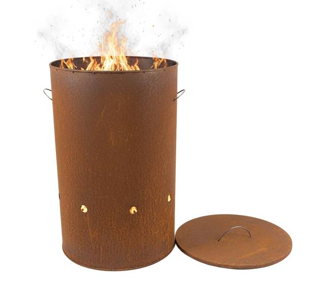 Corten plieno ugnies statinė0
