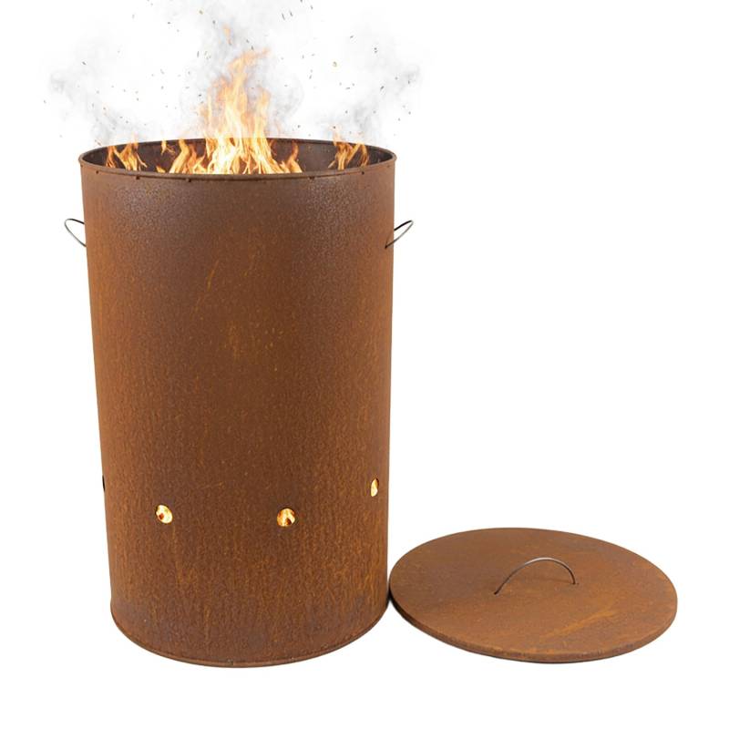 Corten plieno ugnies statinė0