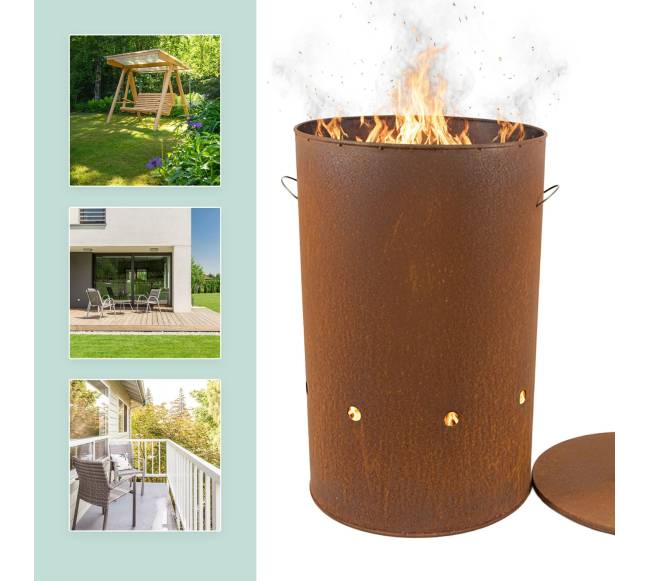 Corten plieno ugnies statinė5