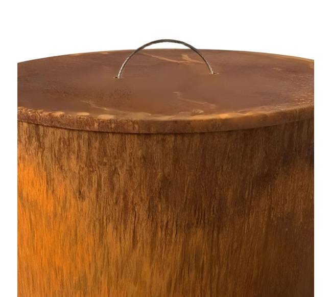 Corten plieno ugnies statinė6