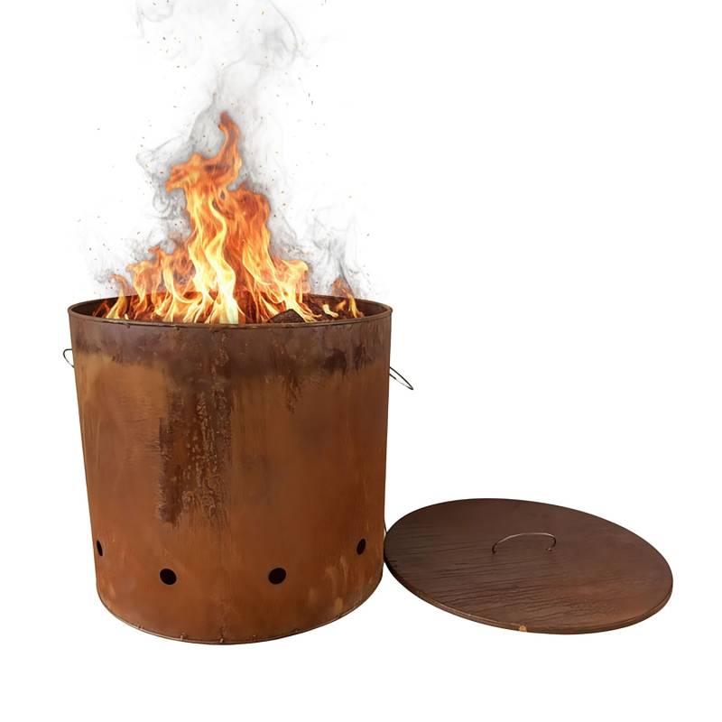 Corten plieno ugnies statinė0