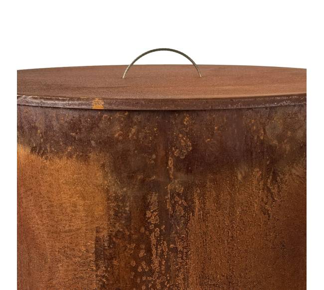 Corten plieno ugnies statinė6