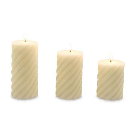 3 LED žvakių rinkinys0