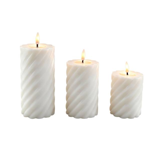 3 LED žvakių rinkinys0