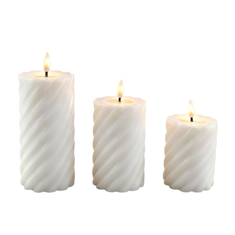 3 LED žvakių rinkinys0