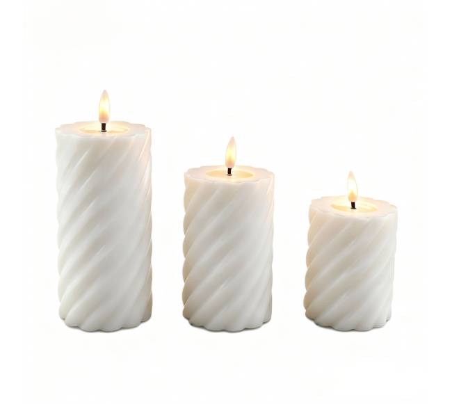 3 LED žvakių rinkinys7