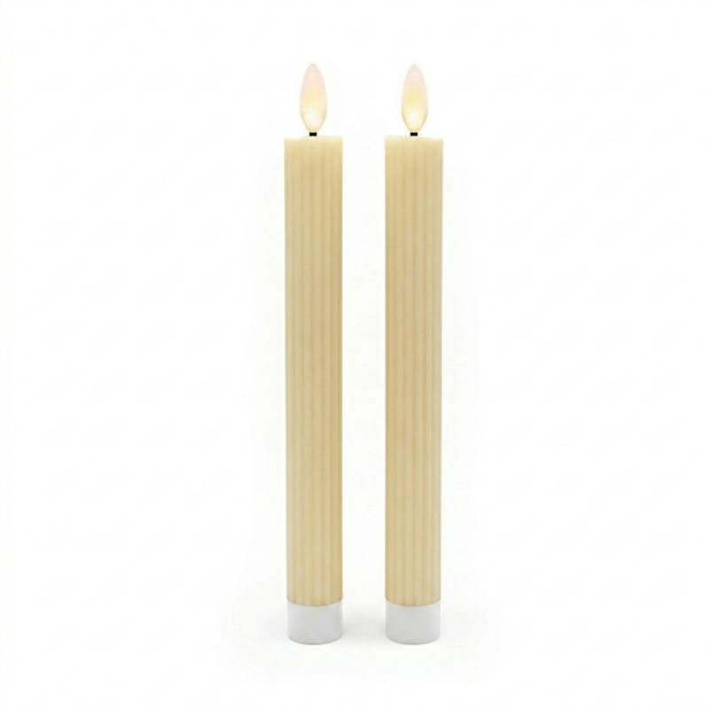 2 LED kūginių žvakių rinkinys0