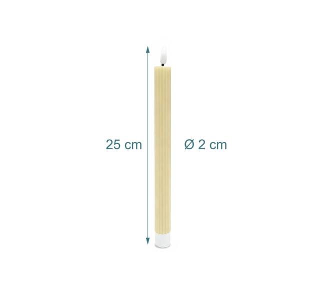 2 LED kūginių žvakių rinkinys3