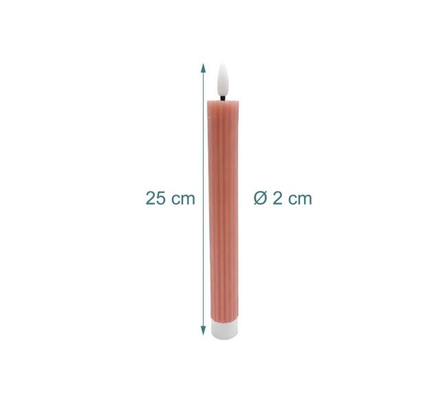 2 LED kūginių žvakių rinkinys3
