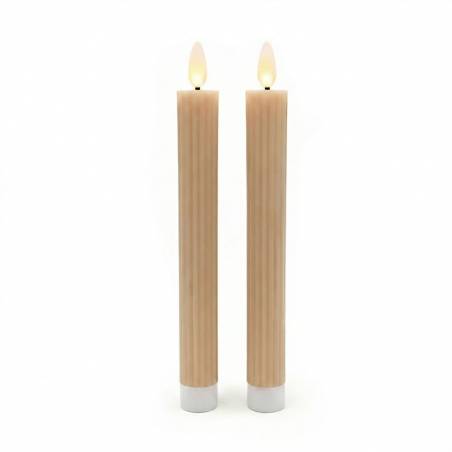 2 LED kūginių žvakių rinkinys0