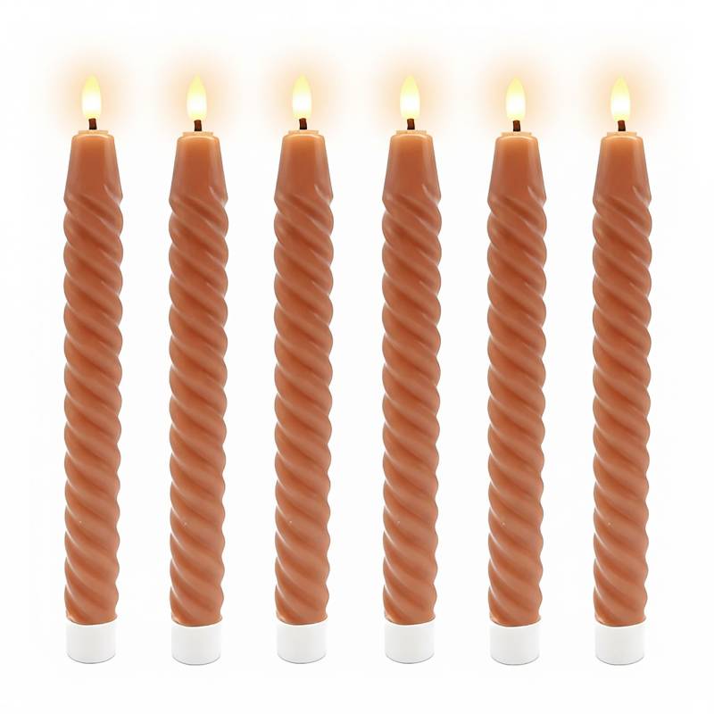 6 LED kūginių žvakių rinkinys0