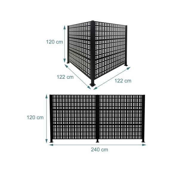 Šiukšliadėžės uždanga, 120 cm3