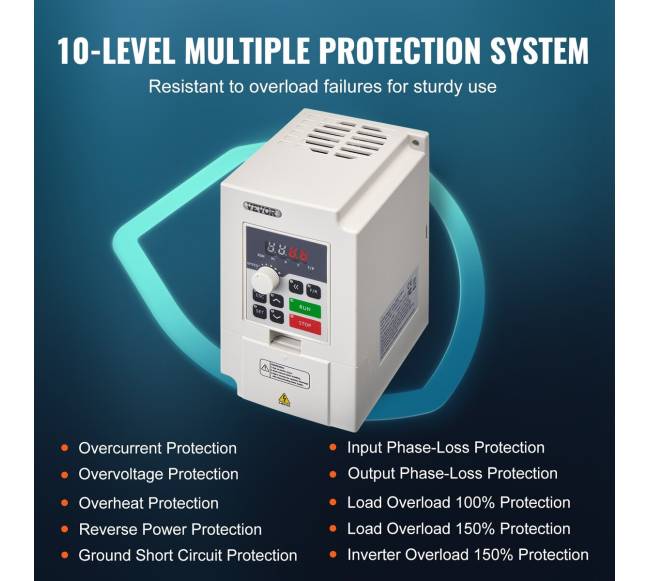 Kintamo dažnio pavaros keitiklis 3PH, 2.2KW3