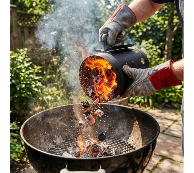 BBQ anglių užkūrimo kaminėlis4
