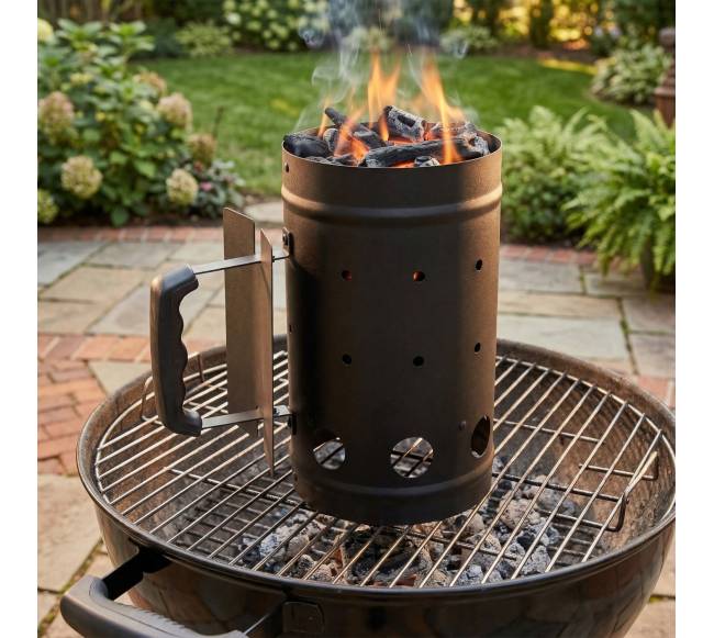 BBQ anglių užkūrimo kaminėlis5
