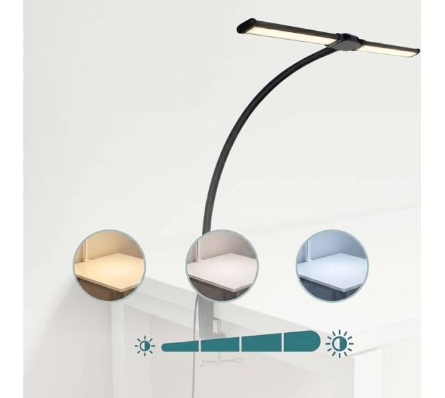 Prispaudžiama LED stalinė lempa, 61cm5