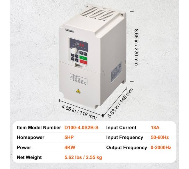 5 AG 4 kW dažnio keitiklis6