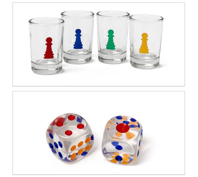 Stalo žaidimas Ludo Shots5
