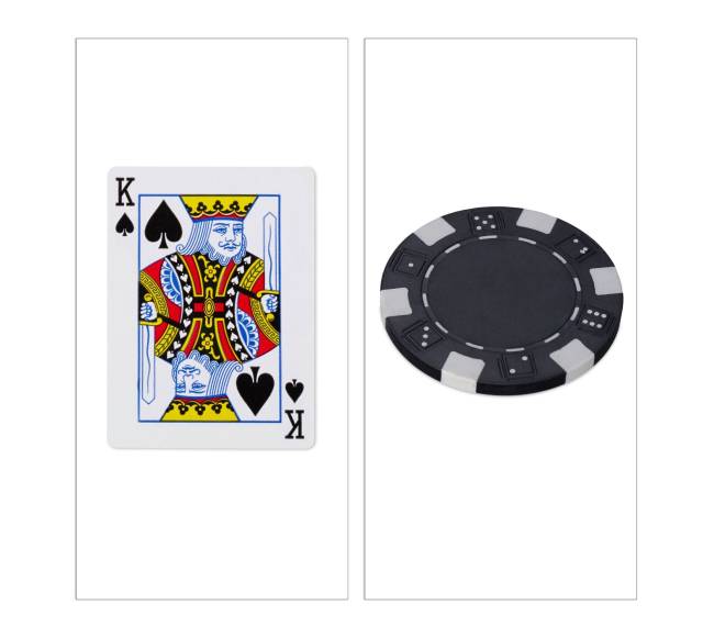 Pokerio dėklas su 300 lazerinių pokerio žetonų9