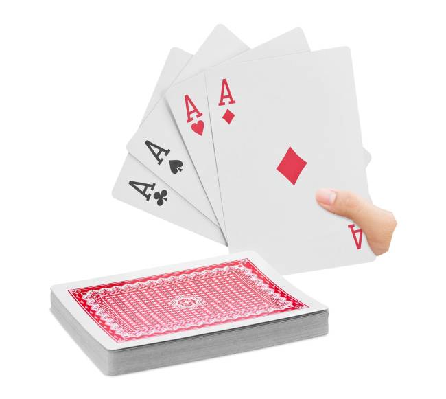Jumbo 54 pokerio kortų kaladė0
