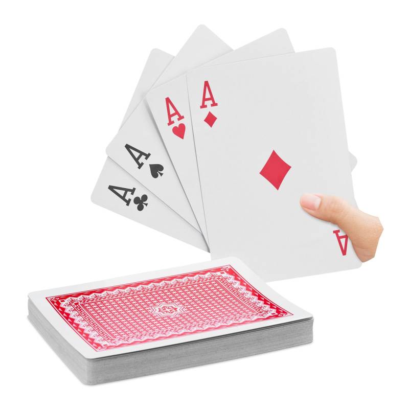 Jumbo 54 pokerio kortų kaladė0