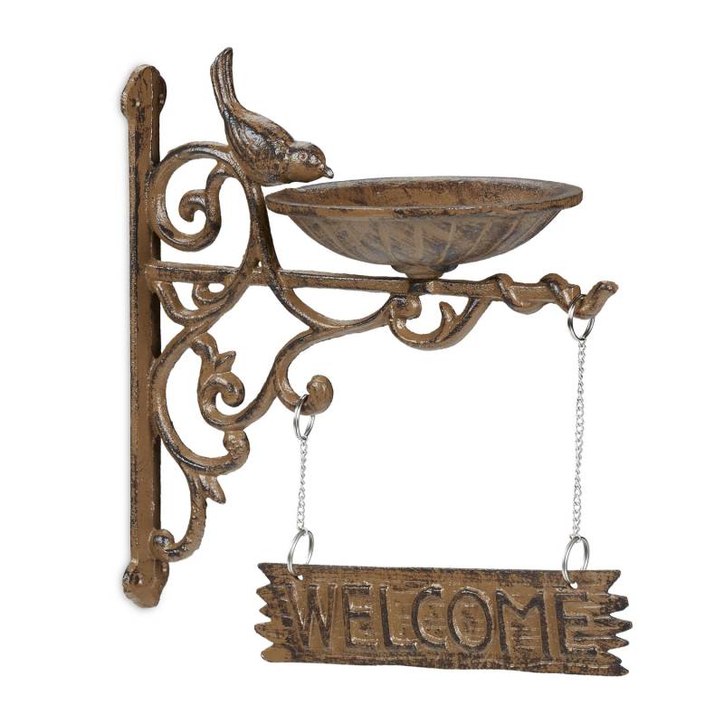 Ketaus paukščių maudyklė WELCOME0