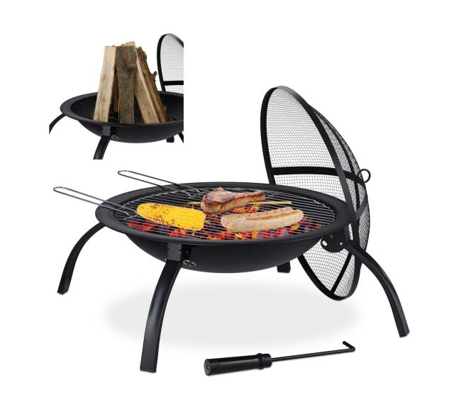 XL laužavietė su BBQ priedais0
