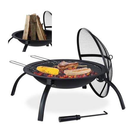 XL laužavietė su BBQ priedais0