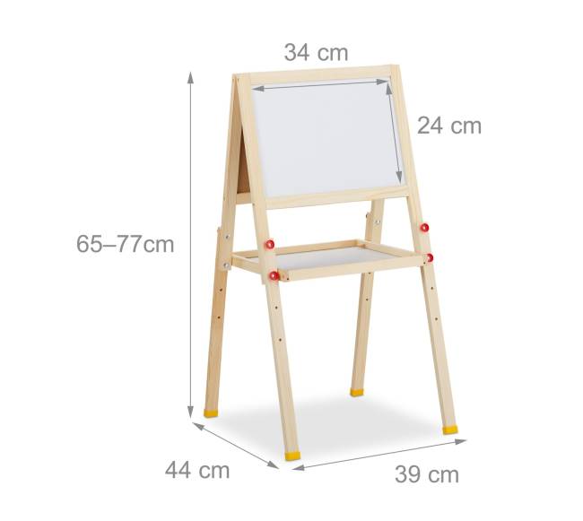 Vaikiška pastatoma kreidinė ir baltoji lenta3