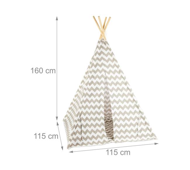 Vaikiška žaidimų palapinė teepee3