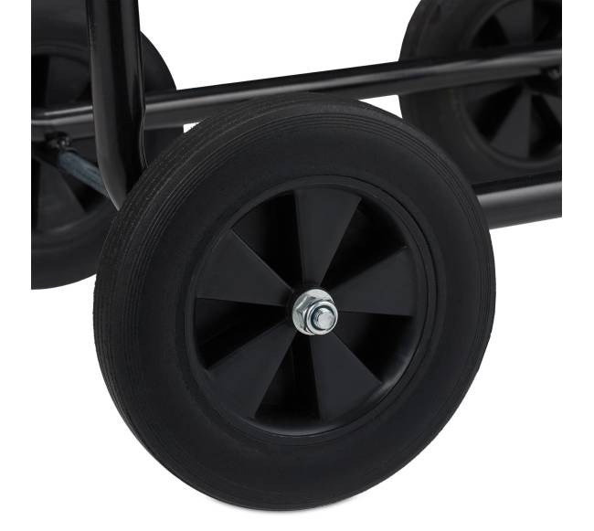 Sodo žarnos vežimėlis metalinis juodas8