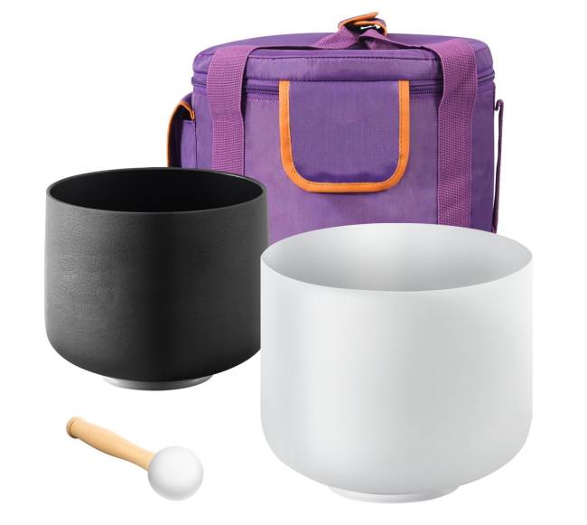 2 vnt. kristaliniai dainuojantys dubenys su nešyklėmis8