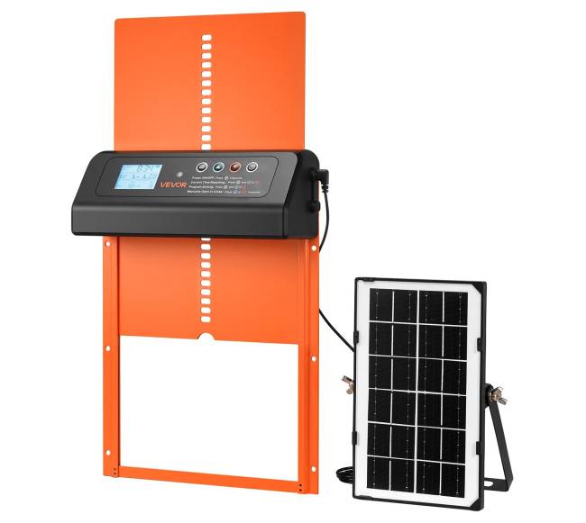 Automatinės vištidės durys su saulės baterija8
