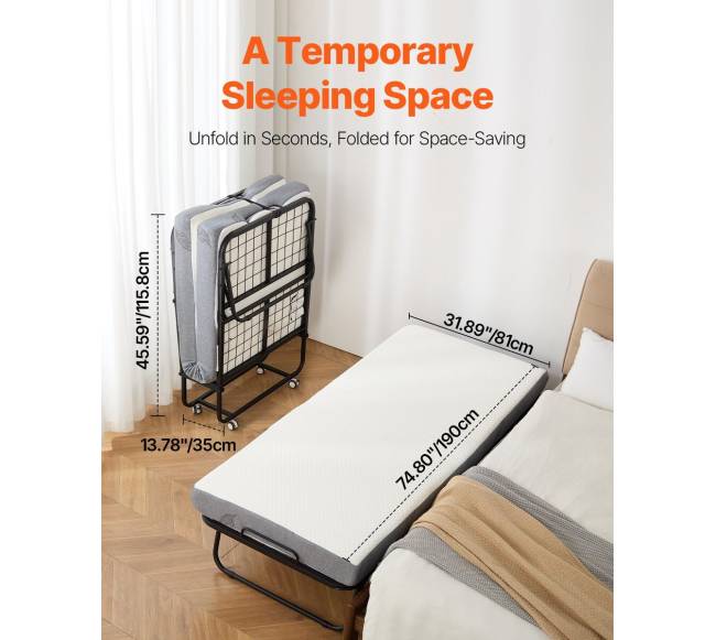 Sulankstoma lova su putų čiužiniu1