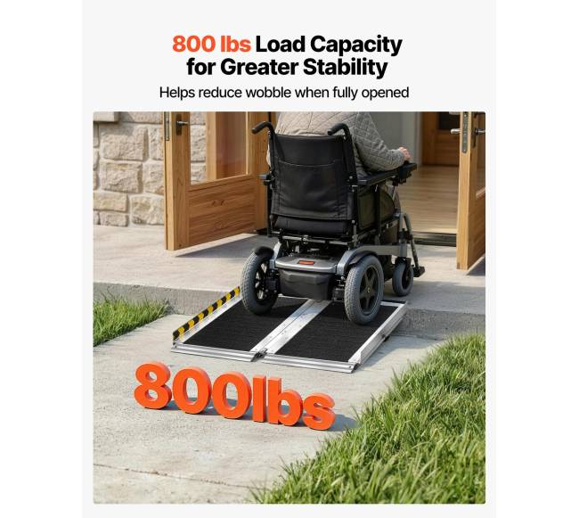 Nešiojama neįgaliojo vežimėlio rampa 610 mm2