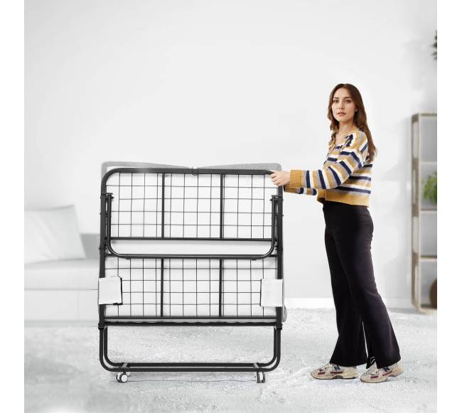 Sulankstoma lova svečiams su 5 cm putų čiužiniu7