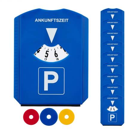 10 automobilių parkavimo diskų rinkinys su ledo grandikliu0