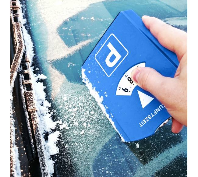 10 automobilių parkavimo diskų rinkinys su ledo grandikliu2