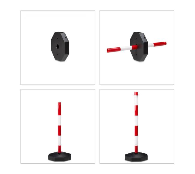 Plastikiniai stulpeliai su grandine7